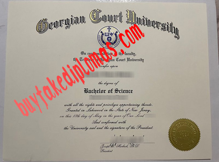 Georgian Court University diploma.jpg