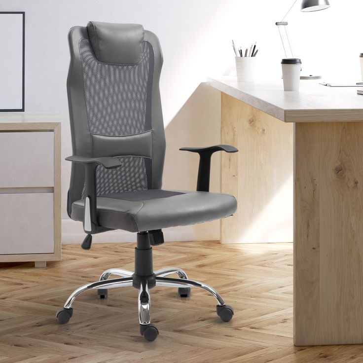 High Back Mesh Office Chair - Grey.jpeg