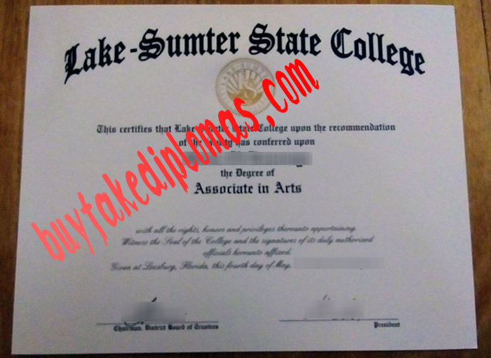 Lake Sumter State College diploma.jpg