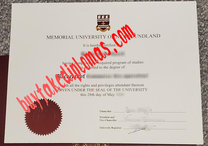 Memorial University of Newfoundland diploma.jpg