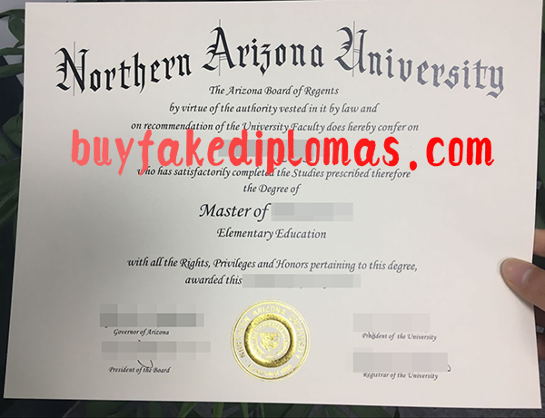 Northern Arizona University diploma.png