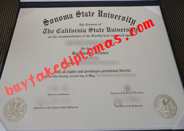 Sonoma State University Degree D.png