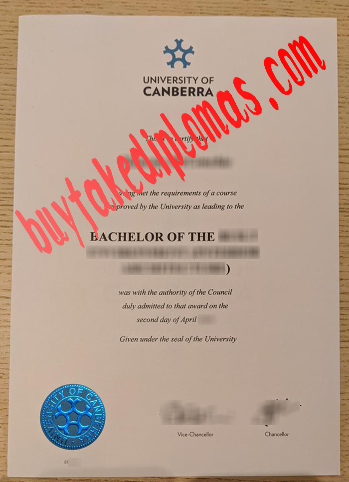 University of Canberra diploma.jpg