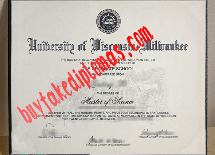 University of Wisconsin Milwaukee diploma.jpg