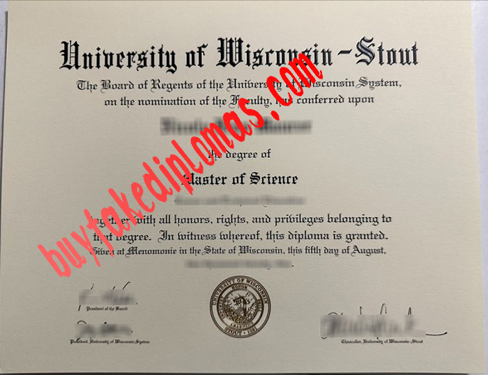 University of Wisconsin Stout diploma.jpg