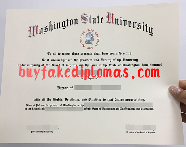 Washington State University diploma.png